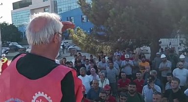 Yalova'da Sefine Tersanesi'nde çalışan yaklaşık 200'e yakın kadrolu işçi iş bıraktı