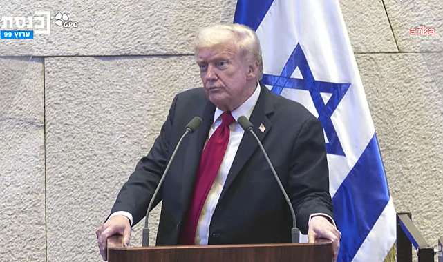 ABD Başkanı Trump, İsrail Parlamentosu Knesset'te konuştu: "Yeni bir Orta Doğu oluşturuluyor"