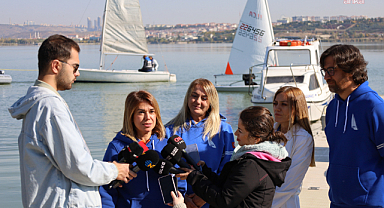 Ankara Yelken Kulübü, Mogan Gölü'nde yelken açtı