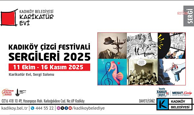 "Çizgiyle Konuşanlar" sergisi Kadıköy'de sanatseverlerle buluşuyor