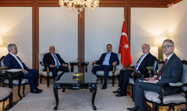 Dışişleri Bakanı Fidan, Haşdi Şabi Komisyonu Başkanı Falih el-Feyyad ile Ankara'da bir araya geldi