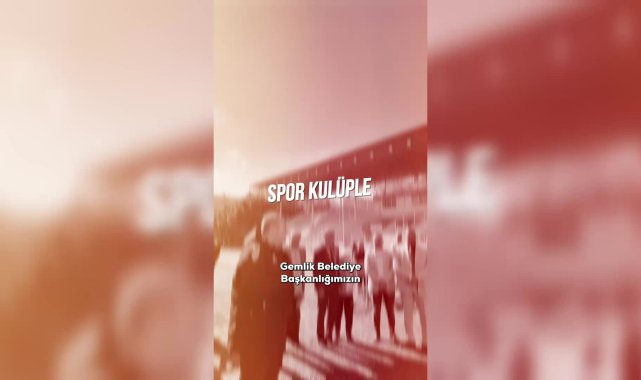 Gemlik Belediyesi'nden spor kulüplerine malzeme desteği