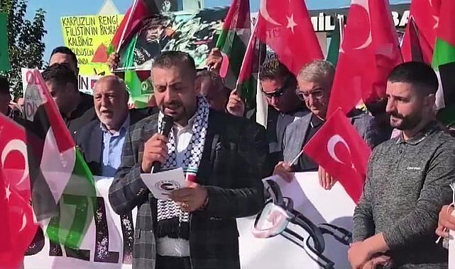 Iğdır'da Filistin'e destek yürüyüşü