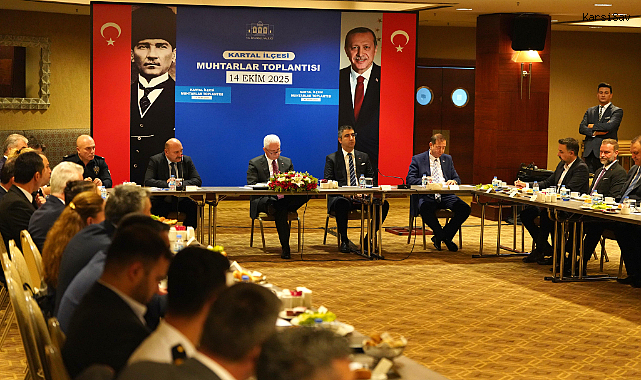 Kartal Belediye Başkanı Yüksel, İstanbul Valiliği'nin muhtarlar toplantısına katıldı