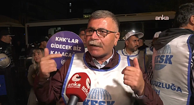 KESK Eş Genel Başkanı Karagöz, KESK üyelerinin yürüyüşünün engellenmesini değerlendirdi