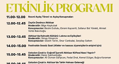 Leziz Akhisar Festivali başlıyor