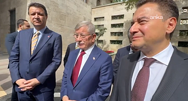 Yeni Yol Grubu liderleri Özgürlük filosuna saldırı hakkında Meclis Başkanı Numan Kurtulmuş ile görüştü