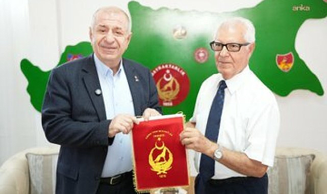 Zafer Partisi lideri Özdağ'dan, Kıbrıs Türk Mukavemet Teşkilatı Mücahitler Derneği'ne ziyaret
