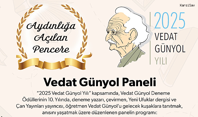 2025 Vedat Günyol Yılı” Paneli Kartal’da Düzenleniyor