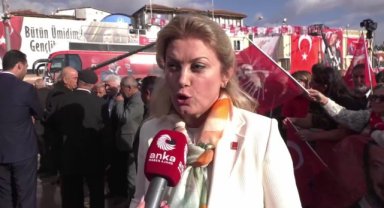 CHP'nin Kilis'te "Millet İradesine Sahip Çıkıyor" mitingi... Asu Kaya: "Her eylemde olduğu gibi yine ön saflarda kadınlar, yine gençler var"