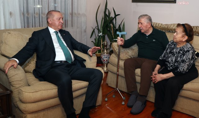 Cumhurbaşkanı Erdoğan'dan TBMM eski Başkanı Toptan'a ziyaret