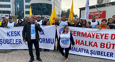 KESK'ten bütçe tepkisi: Geçinemiyoruz, halk için bütçe istiyoruz