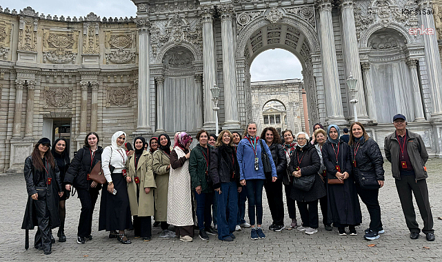 Maltepeliler, Dolmabahçe Sarayı'nı ziyaret etti