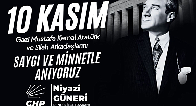 Pendik'te 10 Kasım Anma Programı: