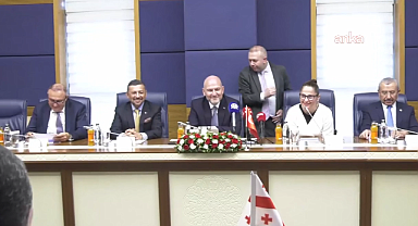 TBMM İçişleri Komisyonu Başkanı Soylu, Gürcistan Parlamentosu heyetiyle görüştü
