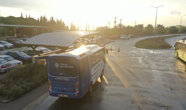 Tuzla Belediyesi'nin ücretsiz ring seferlerinden binlerce vatandaş faydalandı
