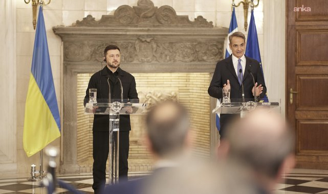 Volodimir Zelenski Atina'da… Ukrayna ve Yunanistan arasında LNG anlaşması imzalandı