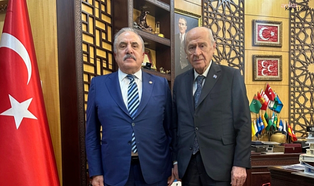 AK Parti İstanbul Milletvekili Ensarioğlu, MHP Genel Başkanı Bahçeli'yi ziyaret etti