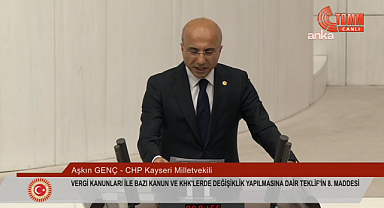 CHP'li Aşkın Genç'ten araç satışında noter harcı düzenlemesine tepki