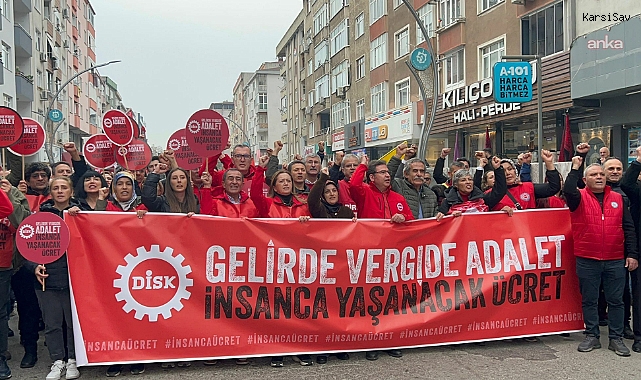 DİSK, insanca yaşanılacak ücret için Kartal'dan Ankara’ya yürüyor!