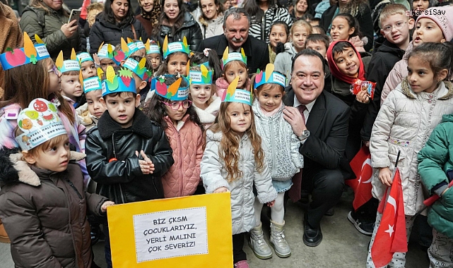 Manisalı çocuklar, Yerli Malı Haftası’nı kutladı