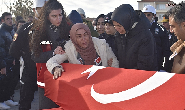 Şehit polis memuru Yasin Koçyiğit, Ankara'da son yolculuğuna uğurlandı