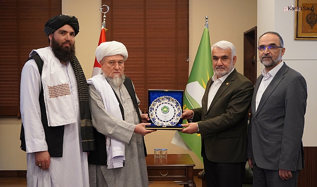 Afganistan İslam Emirliği Ankara Büyükelçisi Farahmand'tan, HÜDA-PAR Lideri Yapıcıoğlu'na ziyaret