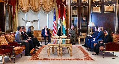 Barzani, Trump’ın Suriye Özel Temsilcisi Barrack ile görüştü