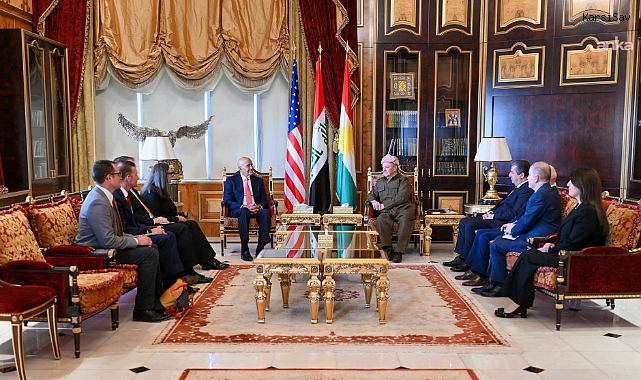 Barzani, Trump’ın Suriye Özel Temsilcisi Barrack ile görüştü