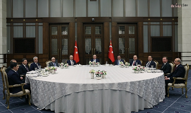 Cumhurbaşkanı Erdoğan, yasama, yürütme ve yargı organlarının temsilcileriyle bir araya geldi