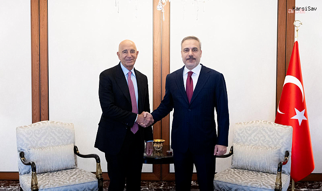 Dışişleri Bakanı Fidan, ABD'nin Ankara Büyükelçisi Tom Barrack'ı kabul etti