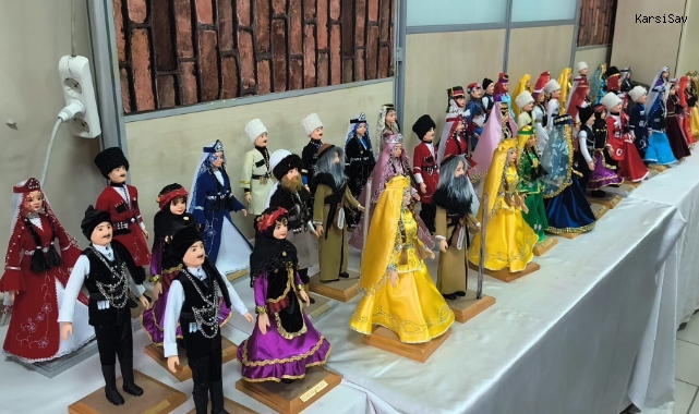 Kadınların el işçiliğiyle hazırlanan bez bebekler, Iğdır'ın yöresel giyimini gelecek nesillere aktarıyor