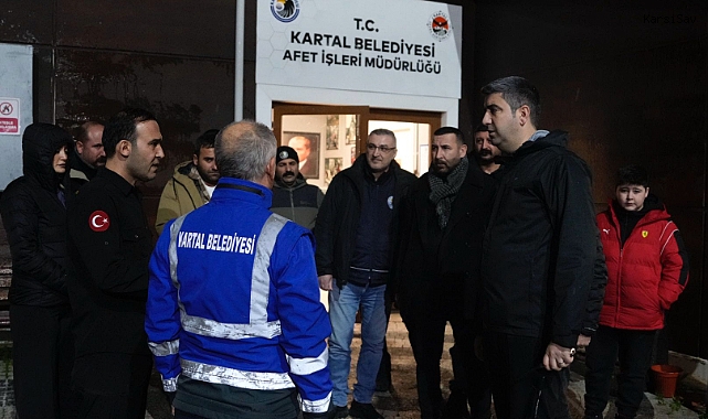 Kartal Belediyesi Kar Yağışına Karşı Teyakkuzda