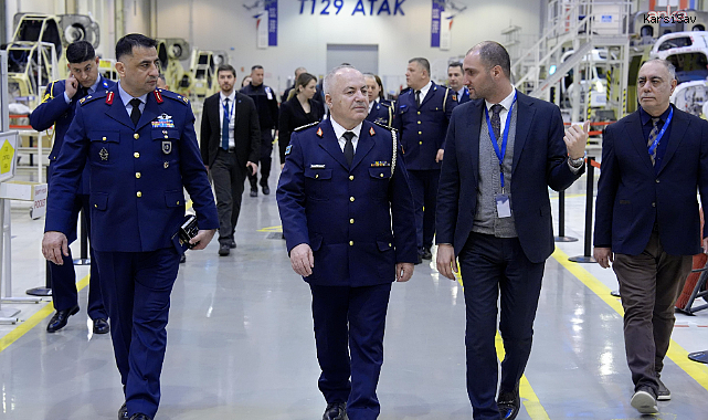 Arnavutluk Hava Kuvvetleri Komutanı Dimo, TUSAŞ'ı ziyaret etti