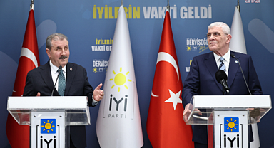 BBP Genel Başkanı Mustafa Destici, İYİ Parti Genel Başkanı Dervişoğlu'ndan basın açıklaması
