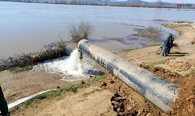 İBB'den Edirne'ye taşkın riskine karşı destek