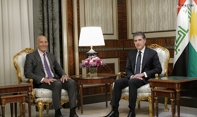 IKBY Başkanı Barzani, ABD'nin Suriye Özel Temsilcisi Barrack ile görüştü