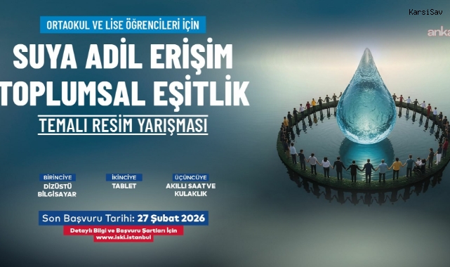 İSKİ'den Dünya Su Günü kapsamında öğrencilere resim yarışması