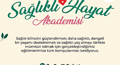 Kartal'da Sağlıklı Hayat Akademisi Başlıyor