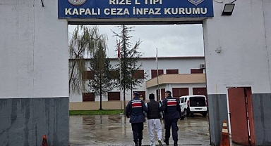 Rize'de aranan 59 kişi yakalandı, haklarında kesinleşmiş hapis cezası bulunan 41 kişi cezaevine gönderildi