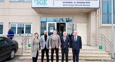 Silivri Belediye Başkanı Balcıoğlu, SGK Müdürü ve İlçe Tarım ve Orman Müdürü'nü ziyaret etti