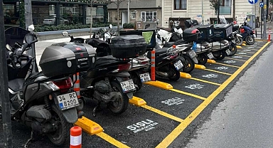 Şişli Belediyesi, 150 farklı noktada motosiklet park alanı yapımına başladı 