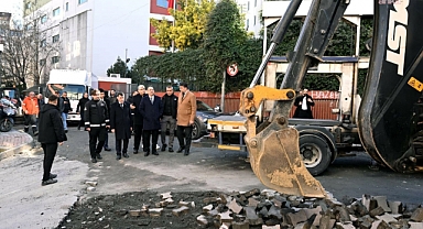 Şişli Belediyesi'nden Kuştepe Mahallesi'nde bakım onarım çalışması 