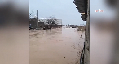 Kızıltepe'de sağanak sonrası ev ve iş yerlerini su bastı