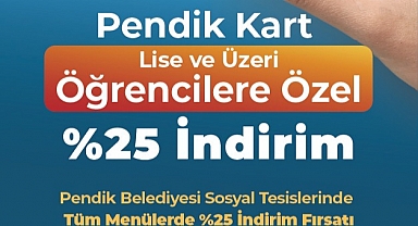 Pendik Belediyesinden Öğrencilere Sosyal Tesislerde %25 İndirim