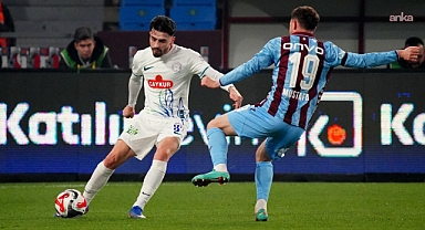 Trabzonspor, ağırladığı Rizespor'u 1-0 mağlup etti