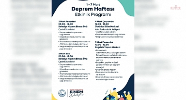 Üsküdar Belediyesi'nden Deprem Haftası'nda kapsamlı farkındalık programı