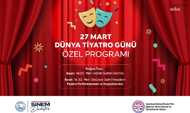 Üsküdar'da Dünya Tiyatro Günü'ne özel söyleşi