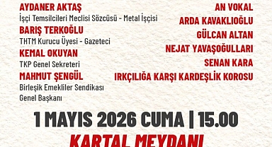 1 Mayıs’ta adres Kartal Meydanı: Emekçiler saat 15.00’te buluşacak