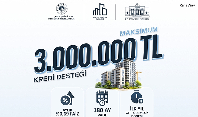 3 milyon liralık kentsel dönüşüm kredisiyle ilgili merak edilenler